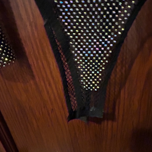 ZARA mesh rhinestone bodysuit - Picture 6 of 7